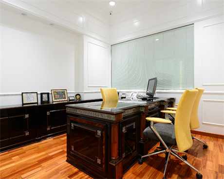 Purple Products Green Glass Partition